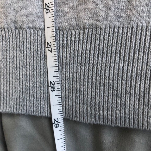 Motherhood Maternity Gray and Pink Polka Dot Crew Neck Sweater - Picture 10 of 10